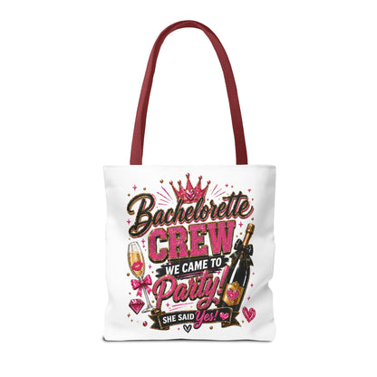 Bachelorette Crew Party Tote Bag — 'We Came to Party' Bridal Shower Gift
