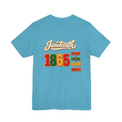 Juneteenth 1865 Tee — History • Culture • Excellence • Respect T-Shirt