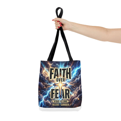 Faith Over Fear Tote Bag
