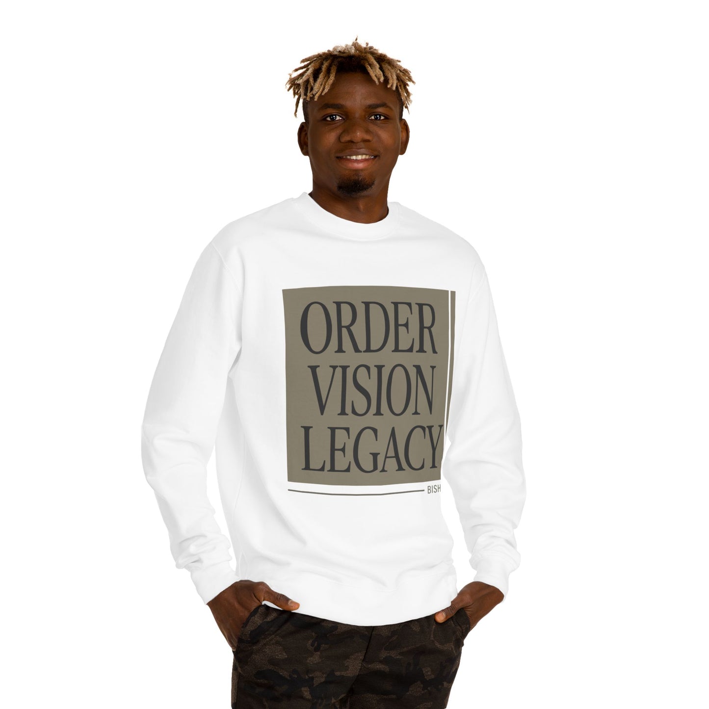 Order • Vision • Legacy Sweatshirt — Minimalist Motivational Crewneck