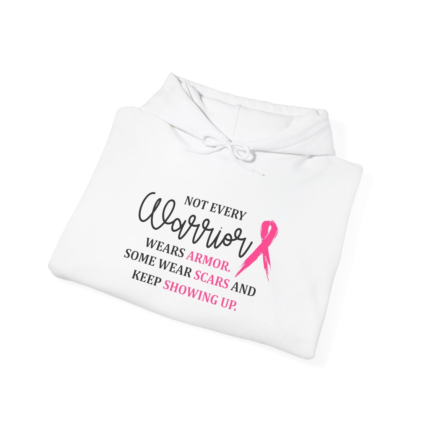 Not Every Warrior Wears Armor Breast Cancer Awareness Hoodie