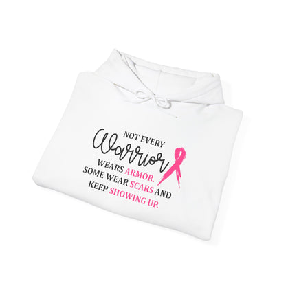 Not Every Warrior Wears Armor Breast Cancer Awareness Hoodie