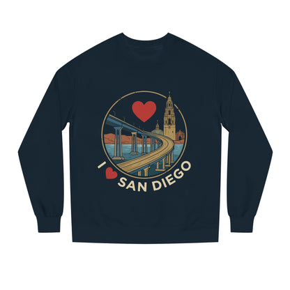 I Heart San Diego Sweatshirt — Balboa Park & Coronado Bridge Crewneck