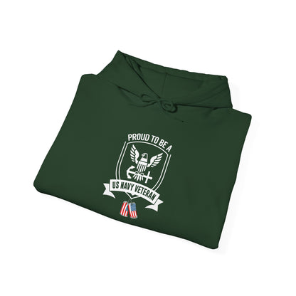 Proud to Be a US Navy Veteran Hoodie