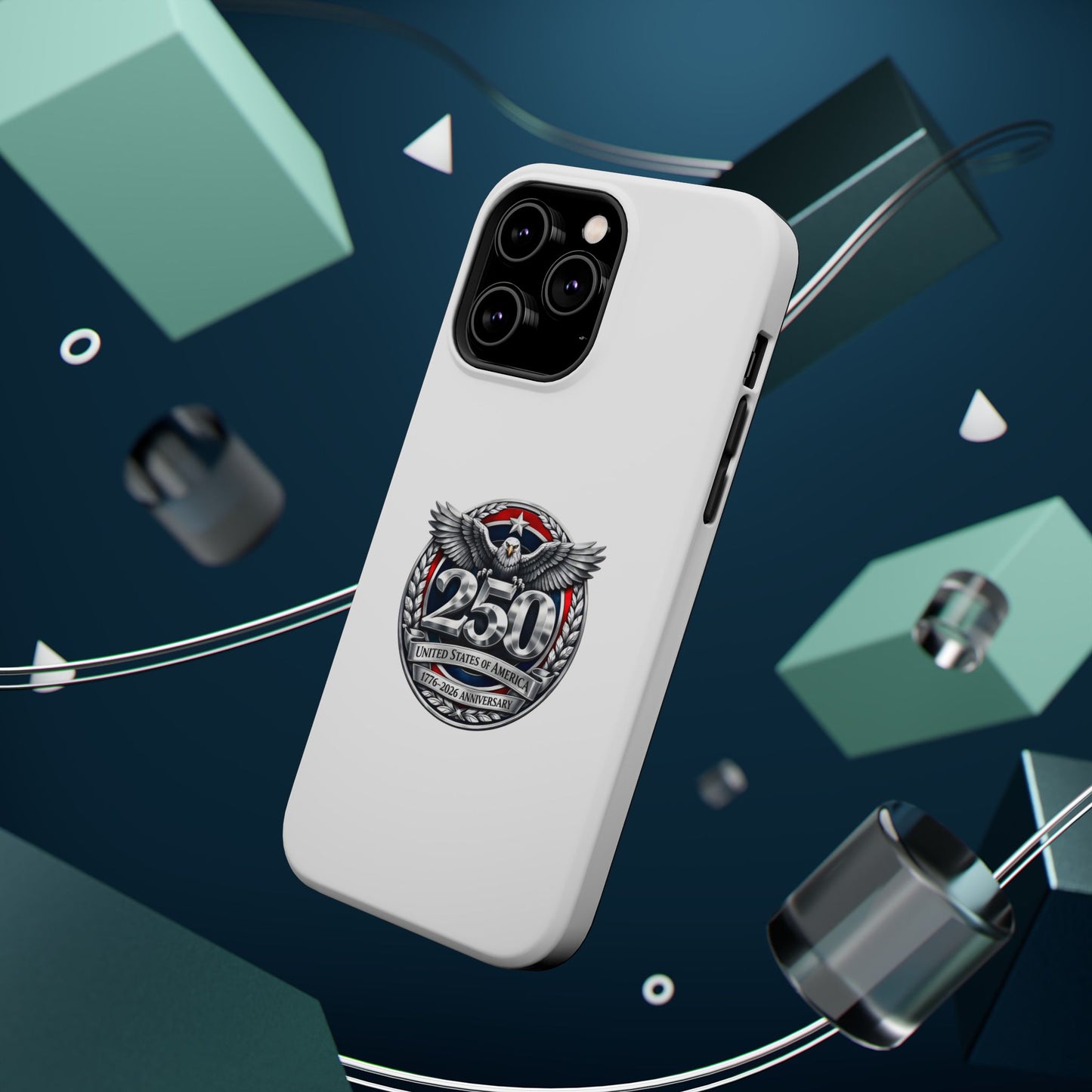 iPhone Magnetic Impact Case — 250th Anniversary Eagle Badge Design