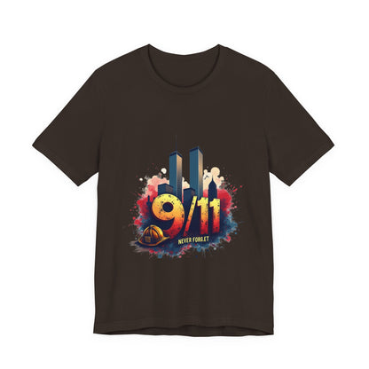 9/11 Memorial T-Shirt — Never Forget Tribute Tee