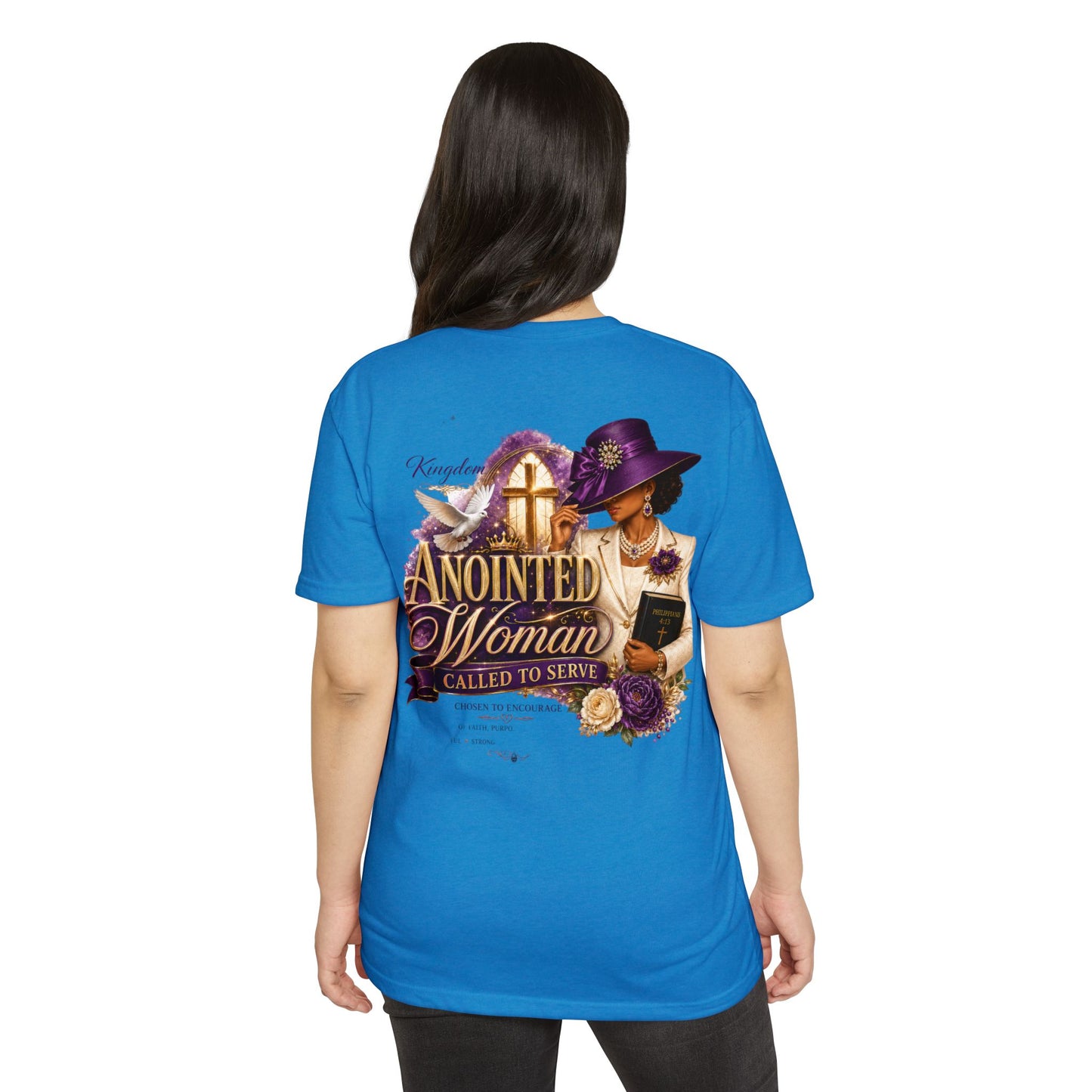 Anointed Woman T-Shirt — "Called to Serve" Christian Faith Tee