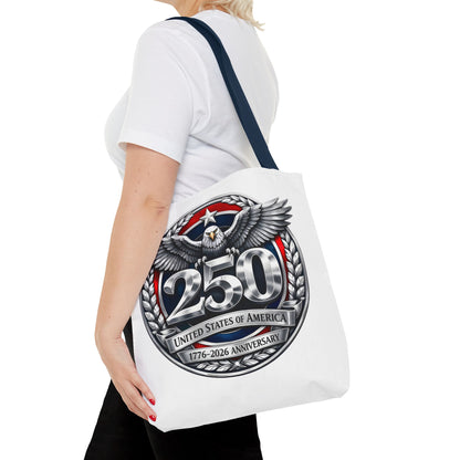 250th USA Anniversary Tote Bag — Patriotic Eagle 1776–2026 Commemorative Tote