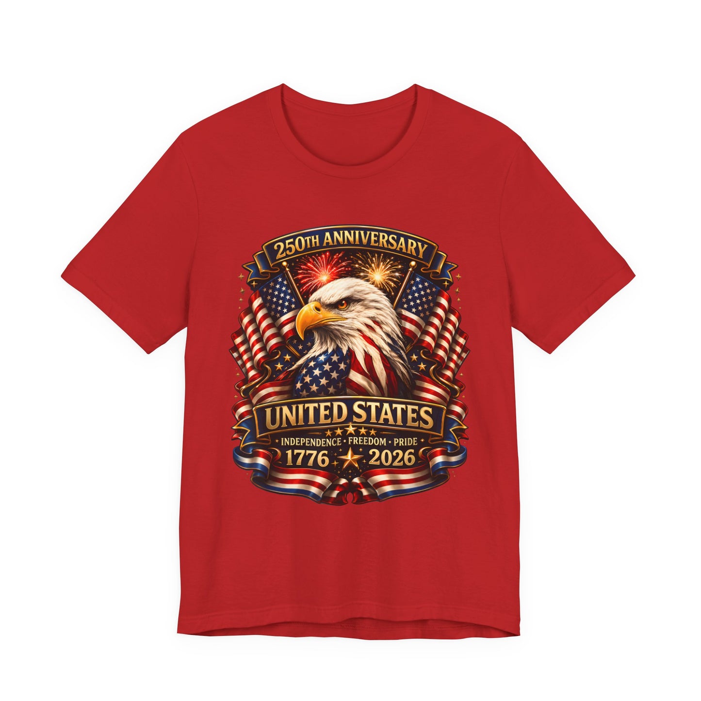 1776–2026 United States 250th Anniversary Eagle T-Shirt