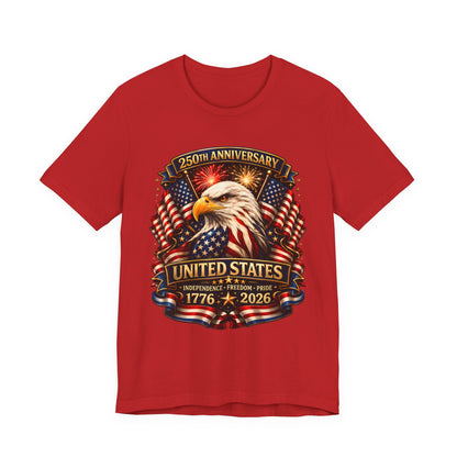 1776–2026 United States 250th Anniversary Eagle T-Shirt