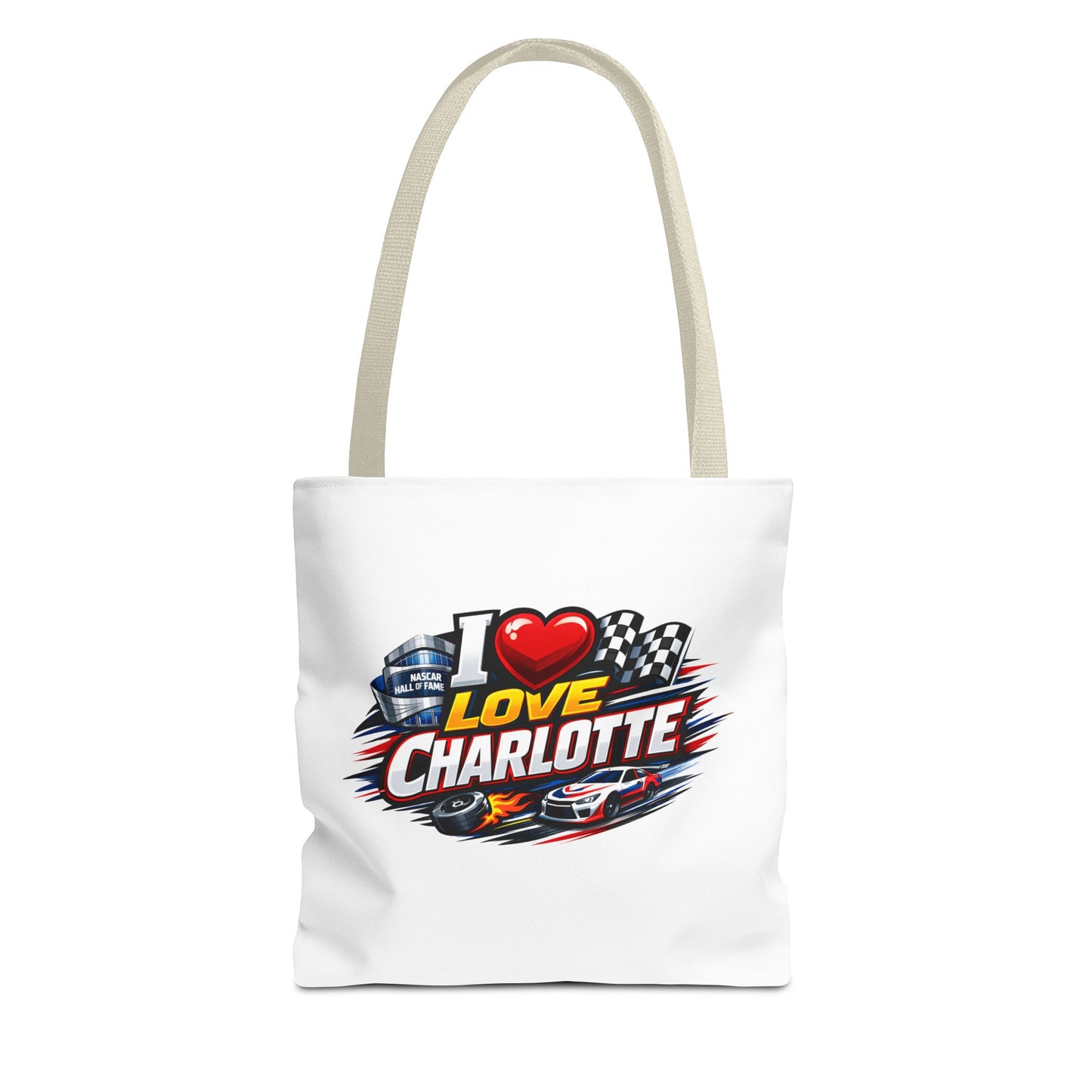 I Love Charlotte Racing Tote Bag
