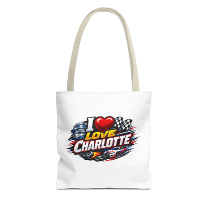 I Love Charlotte Racing Tote Bag