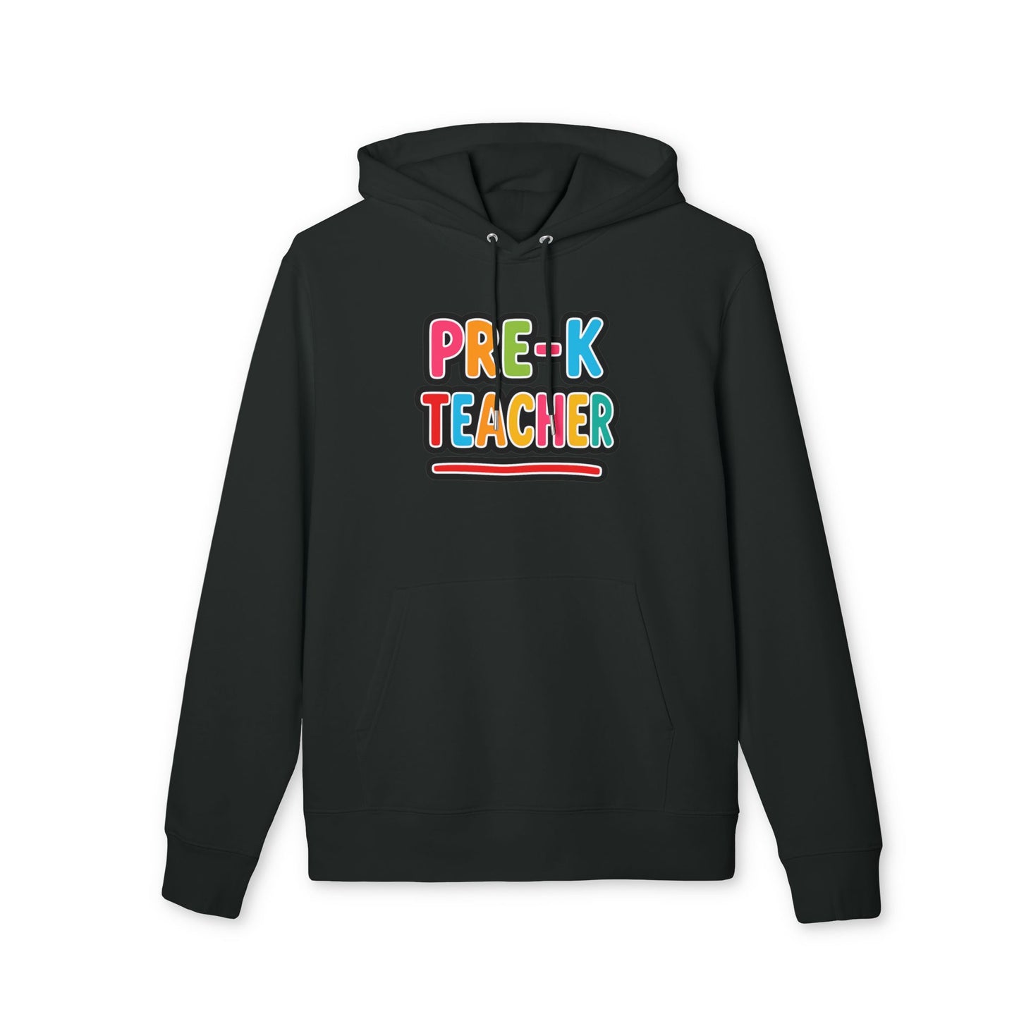 Pre-K Teacher Hoodie — Colorful Backprint Teacher Appreciation Gift
