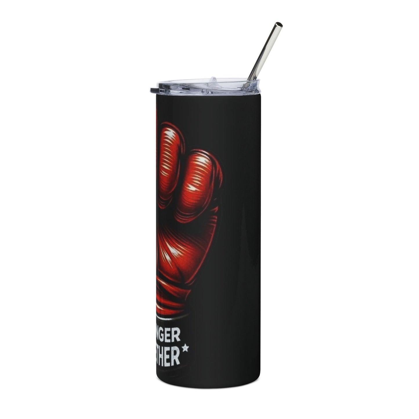 Tumbler — 'Stronger Together' Boxing Fist 20oz Stainless Steel Travel Cup