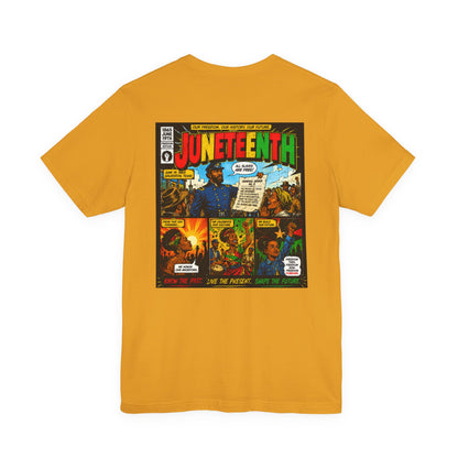Juneteenth Comic-Style T-Shirt — Retro Celebration Tee