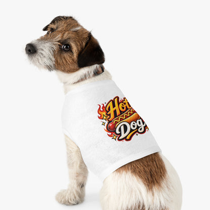 Hot Dog Pet Tank Top — Funny Grilling Graphic Dog Shirt