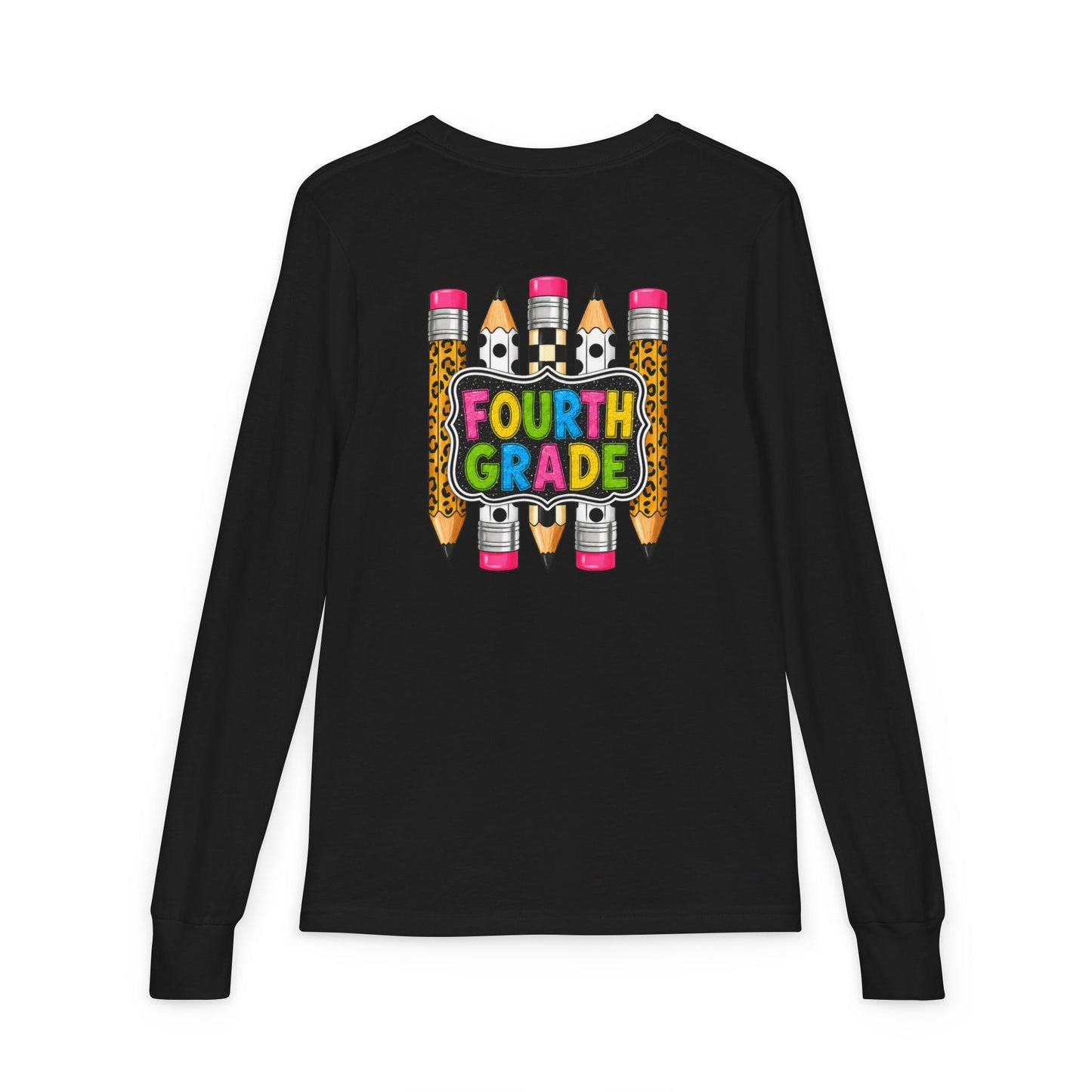 Fourth Grade Pencils Youth Long Sleeve Tee