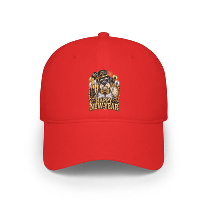 Happy New Year Bulldog Low Profile Cap