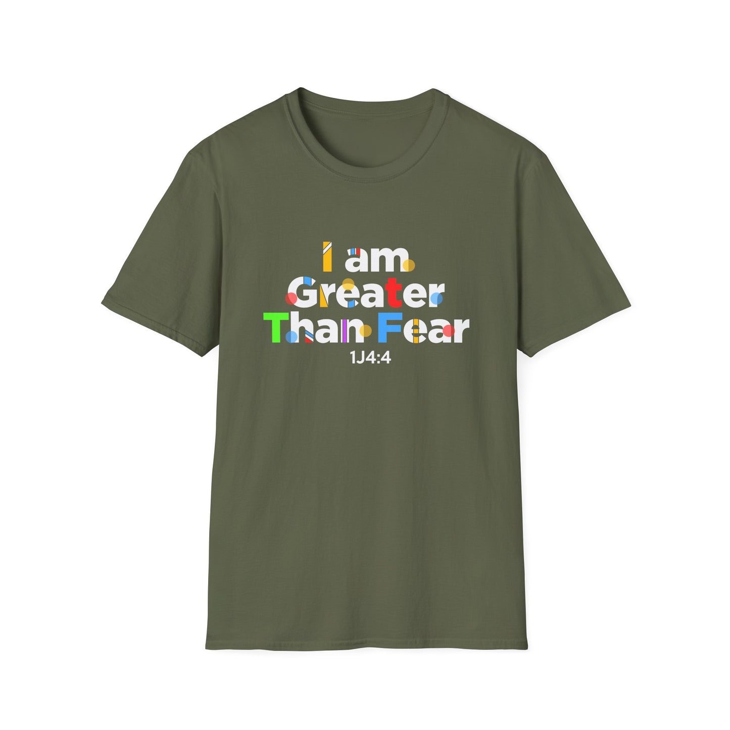 I Am Greater Than Fear 1j4:4 T-Shirt