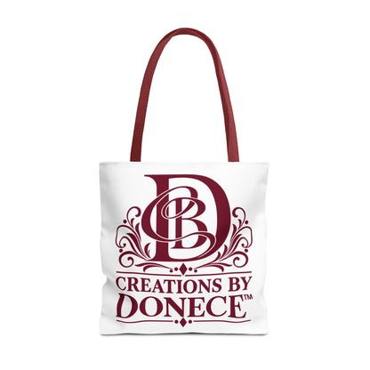 Tote Bag — Creations by Donece Logo Tote (Branded Monogram, Everyday Carry)