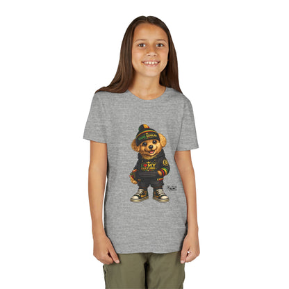 Youth Bear Graphic Tee – "I Love My Culture" Urban Streetwear
