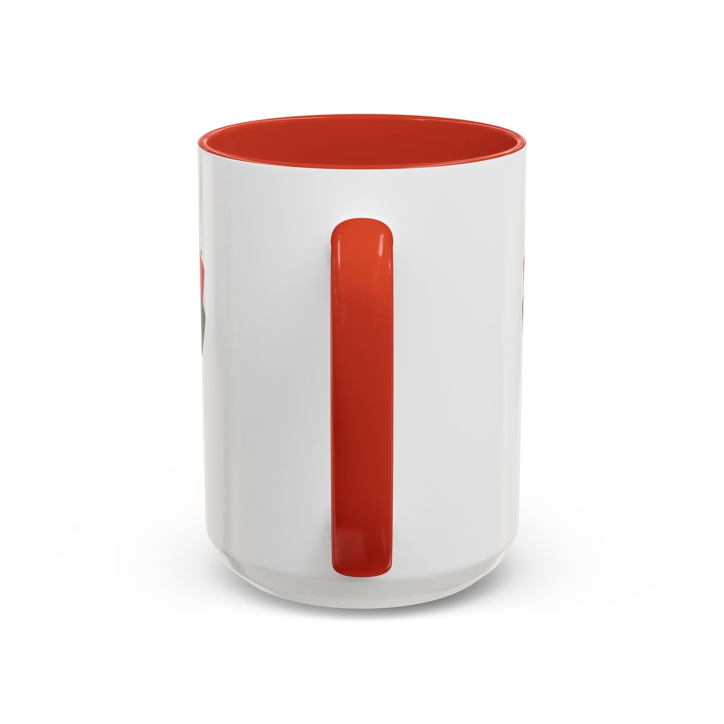 Juneteenth Ribbon Coffee Mug — Black/Red/Green Celebration Accent Mug