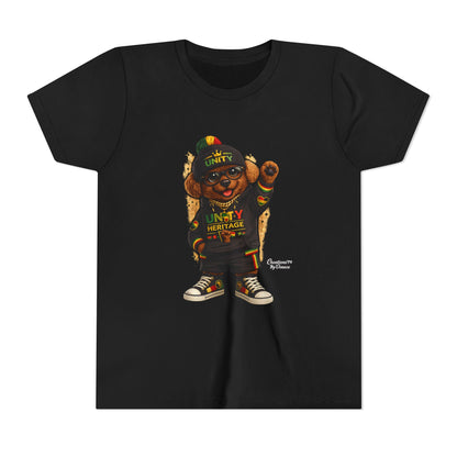 Kids Unity Heritage Tee — Youth Short Sleeve Shirt with 'Unity' Design