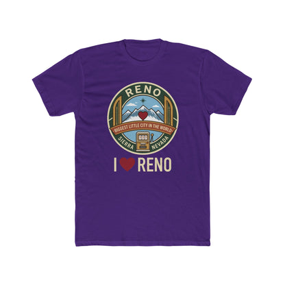 Reno Vintage Badge T-Shirt — I  Reno Retro Cityscape Tee