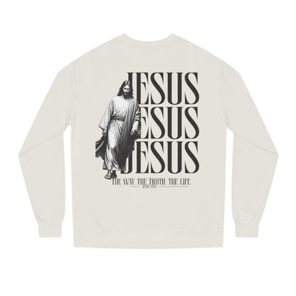 Jesus Crewneck Sweatshirt – The Way The Truth The Life Religious Pullover