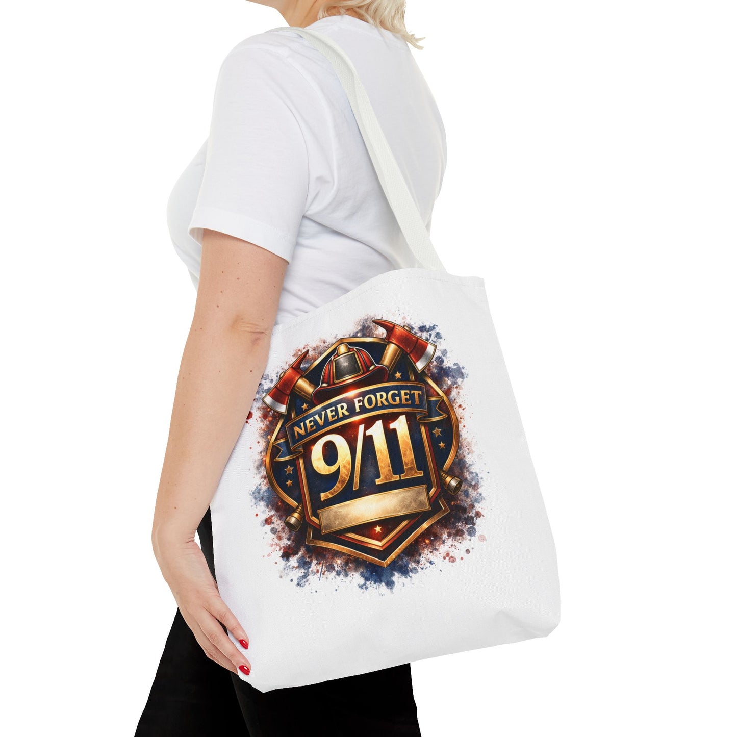 Never Forget 9/11 Memorial Tote Bag
