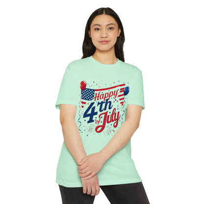 Happy 4th of July T-Shirt — Patriotic Independence Day Tee