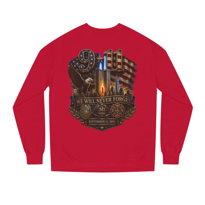 9/11 We Will Never Forget Memorial Sweatshirt