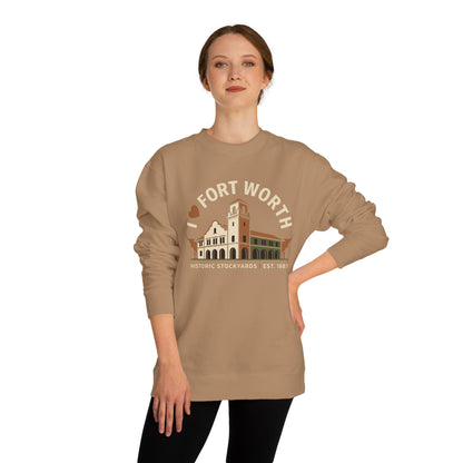 Fort Worth Historic Stockyards Sweatshirt — I  Fort Worth Crewneck
