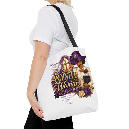 Anointed Woman Tote Bag – 'Called to Serve' Faithful Church Purse