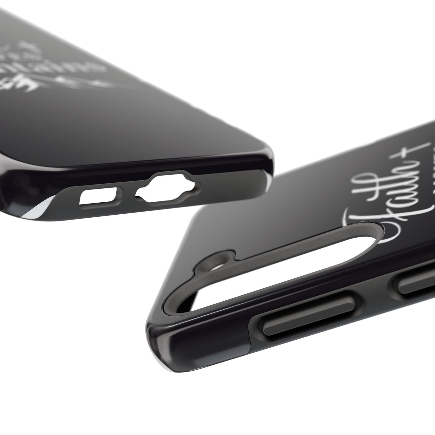 Faith Moves Mountains Tough Phone Case — Christian Inspirational Mountain Design