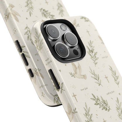 Walk By Faith Phone Case | Christian Floral iPhone Case