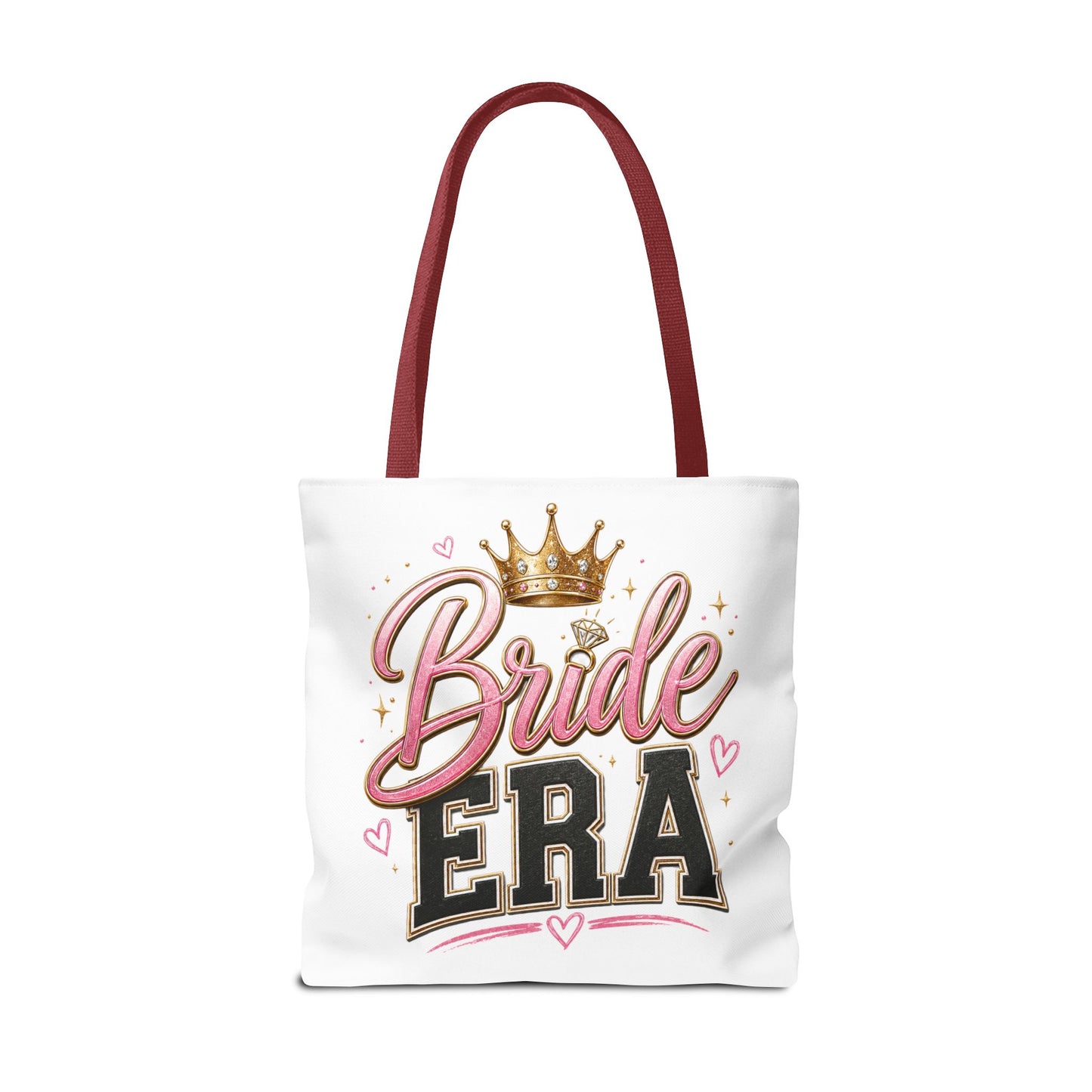 Bride Era Tote Bag — Bachelorette Bride Crown Tote for Bridal Shower & Wedding Weekend