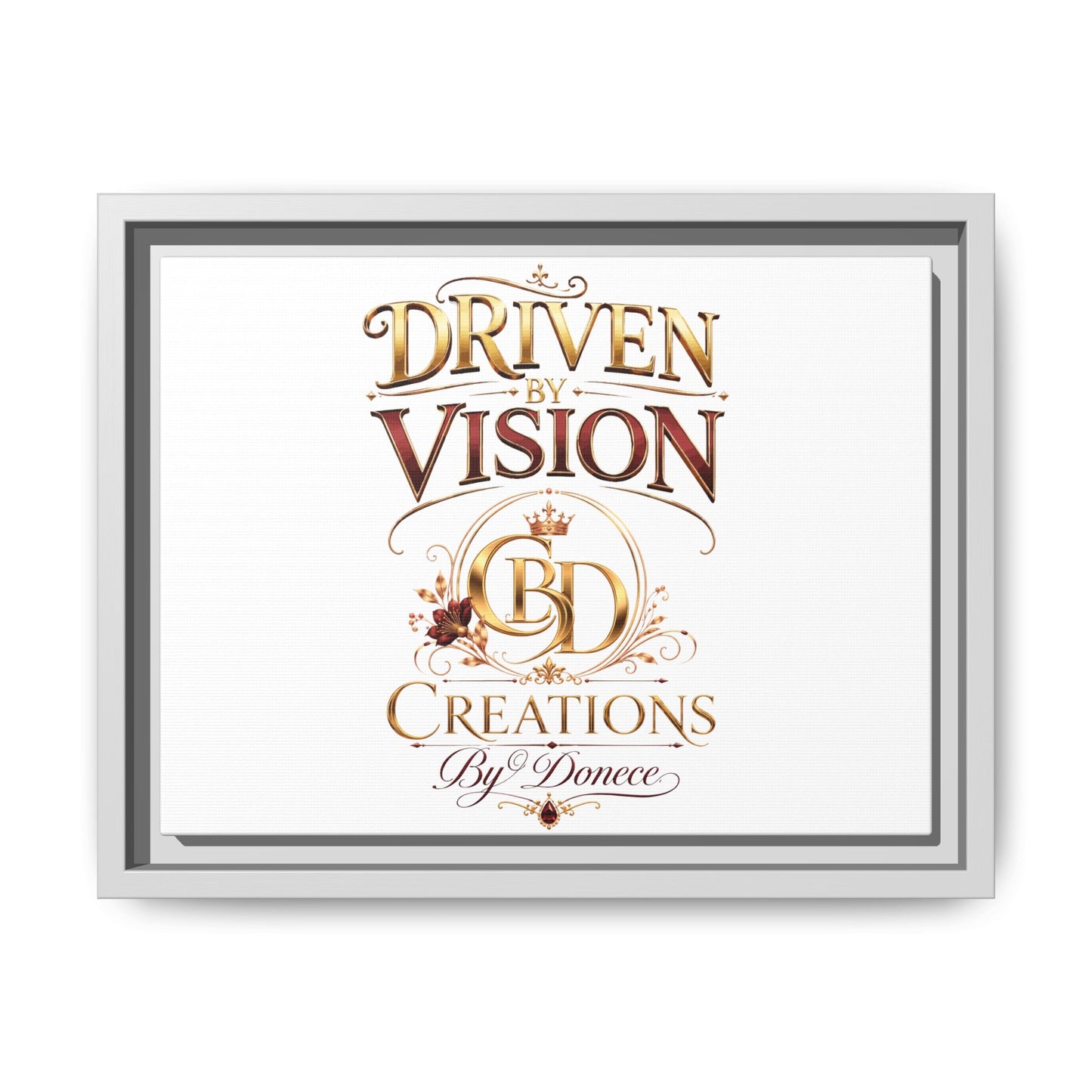 Driven by Vision Framed Canvas Wall Art