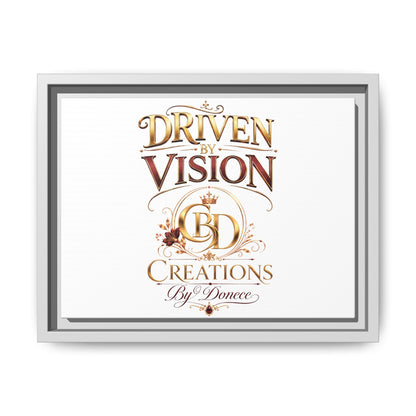 Driven by Vision Framed Canvas Wall Art