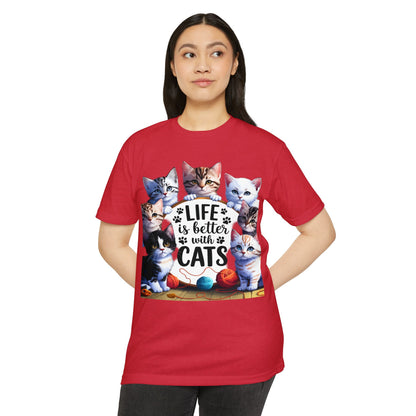 Life Is Better With Cats T-Shirt