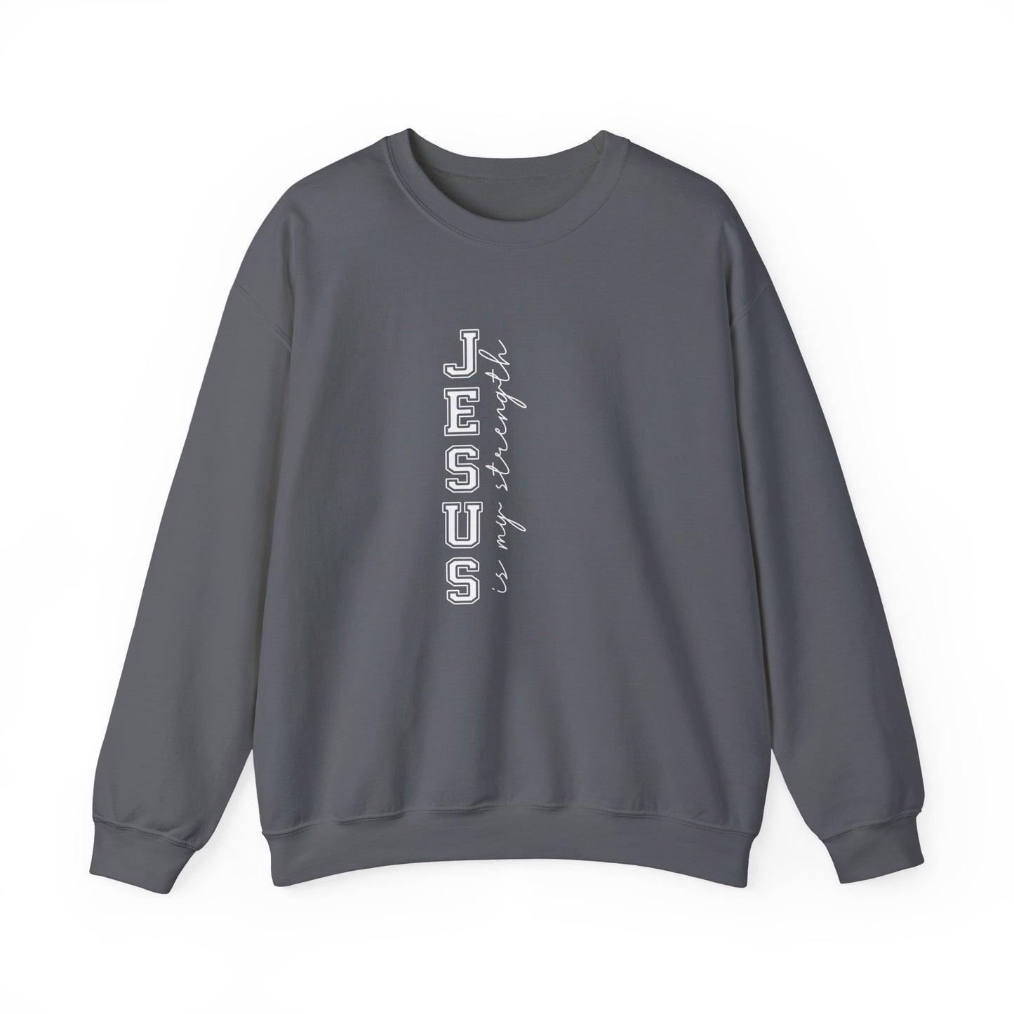 Jesus Vertical Script Sweatshirt