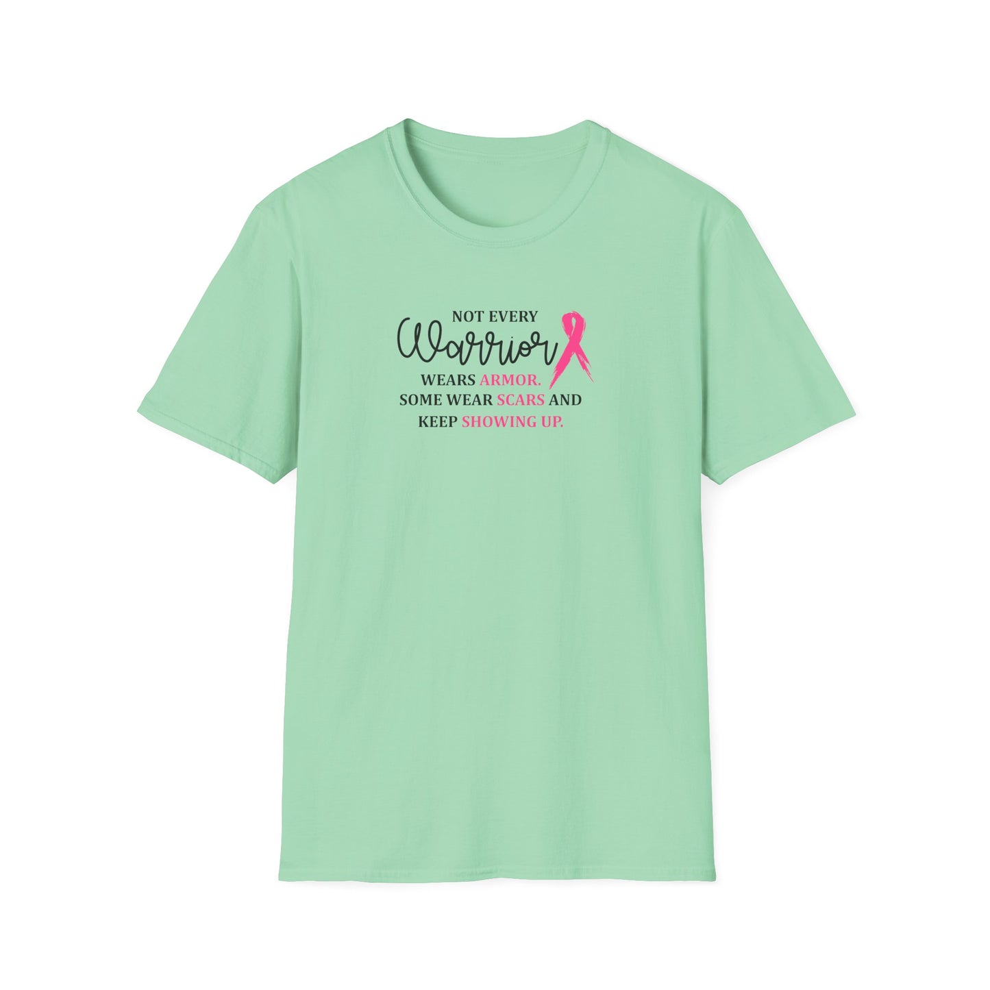 Not Every Warrior Wears Armor Breast Cancer Warrior T-Shirt