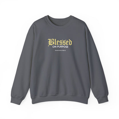Blessed on Purpose - Proverbs 28:6 Sweatshirt