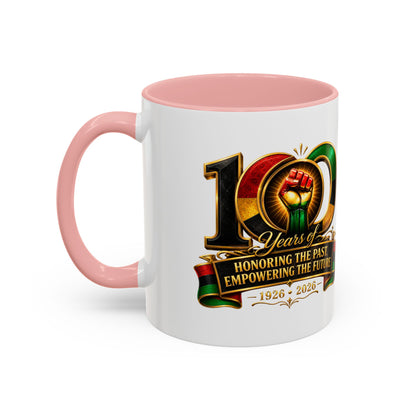 100 Years Commemorative Coffee Mug — "Honoring the Past, Empowering the Future"