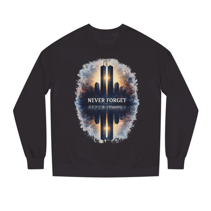 Never Forget Memorial Sweatshirt — 9/11 Tribute Crewneck