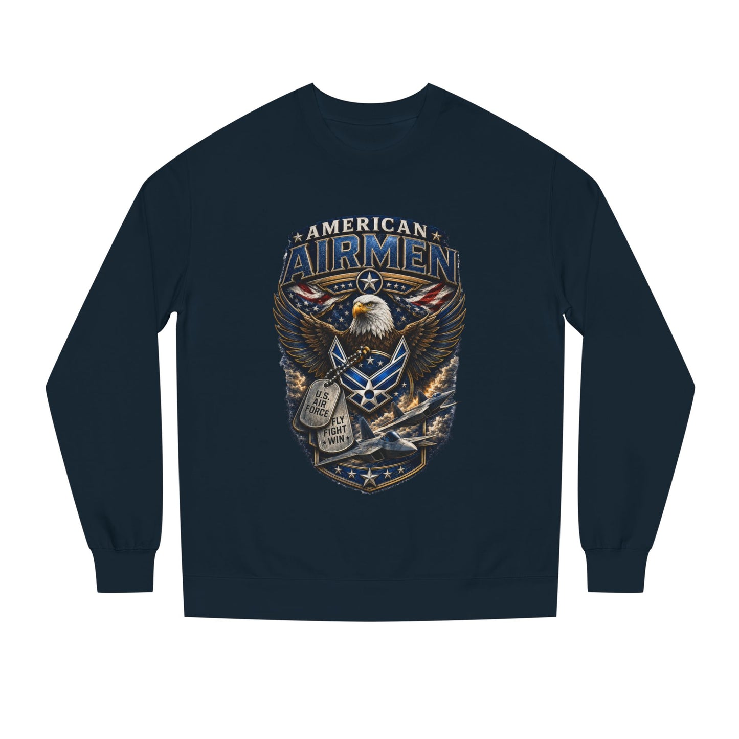 American Airmen Eagle Sweatshirt — Patriotic Air Force Crewneck