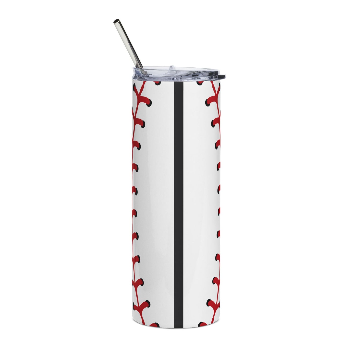 20oz Baseball Dad Stainless Steel Tumbler — "My Favorite Baseball Player Calls Me Dad"