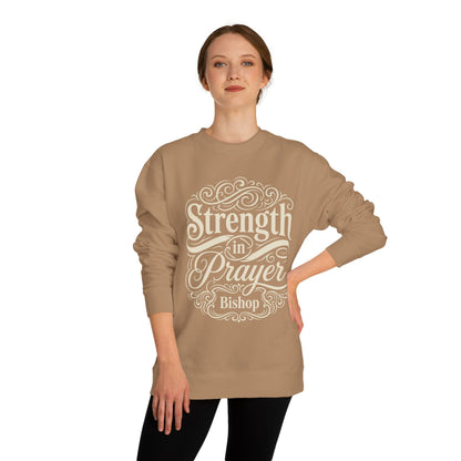 Strength in Prayer Sweatshirt — Inspirational Christian Crewneck for Faith & Encouragement