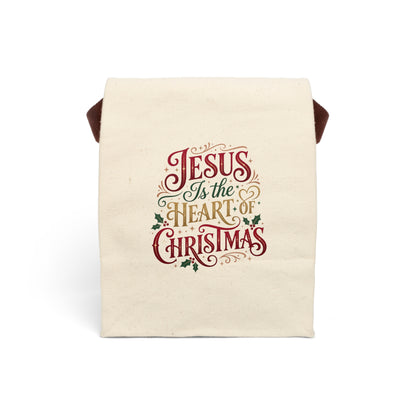 Canvas Lunch Bag With Strap