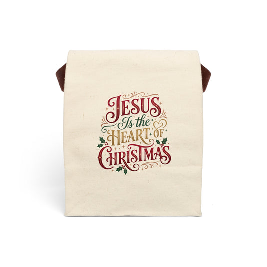 Canvas Lunch Bag With Strap